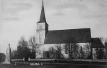 Vaade Kullamaa kirikule. . Autor: J. GrÃ¼nthal. Aasta: 1920. #F-25596