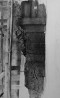 Vöödekaare konsooli savist rekonstruktsioon. Vaade idast. Autor: T. Böckler. Aasta: 1961