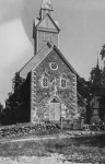 Vaade läänest uuele kirikule. Autor: K. Aluve. Aasta: 1961. #F-1881; N-5007/5
