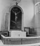 Altar ja altariaed. Puit, tisleritöö, õlivärv, 19. saj.. Autor: Avo Sillasoo. Aasta: apr 1978. #Neg. 6368