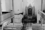 Üldvaade ida suunas, altarile ja kantslile.. Autor: L. Vellema. Aasta: 1979