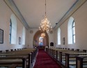 Vaade pikihoonele altari suunas. 1860-63.a. ümberehituse käigus sai kirik uue peegellae.. Foto: M.Viljus, 08/2011