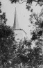 Haljala kirik. Torni vaade loodest.. Autor: Teddy Böckler. Aasta: juuni 1958