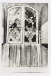 Ruhnu puukirik, aken kiriku lõunaseinas, 1961. Foto: EVM F 57:10