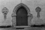 Kose kirik, portaal seina müüritud rõngasristidega.. Aasta: 1966. #F 31156/1