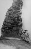 Vana kamina jäljed ekspositsiooniruumi kagunurgas. . Autor: T. Böckler. Aasta: 1961. #N-4963/3-5