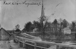 Postkaart. Vaade Kose kirikule ja selle ümbrusele Harjumaal.. Aasta: 1923. #F 25595