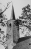 Haljala kirik. Vaade tornile kagust.. Autor: Teddy Böckler. Aasta: juuni 1958