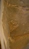 Võidukaare faasi lõpp kolmiklehega. Sarnane kolmikleht, kolmainsuse sümbol, esineb ka Pirita ja Padise kloostrites ning Tallinna raekoja varakambris, mis võib viidata Tallinna ümbruses tegutsenud meistrile. 15. sajandi keskpaik v III veerand.. Foto: Grete Nilp