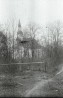 Kahjustatud torniga Helme kirik.. Foto: H. Tilk, 1944/11, Eesti Filmiarhiiv, säilik  EFA 217.1-7997.