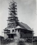 Mõisaküla kiriku ehitamine 1933-1934. Foto: Eesti Arhitektuurimuuseum, säilik EAM.23.6.3