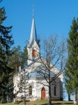 Hargla kiriku polügonaalne koorilõpmik, mis valmis pärast kiriku rekonstrueerimist 1873-1874.a.. Foto: M.Viljus