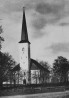 Jõhvi kiriku välisvaade. Kirik pärineb XIV sajandist.. Autor: K. Jaik. Aasta: 1930. #F24670