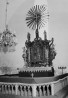 Järva-Jaani kirik. Altar (Roseni epitaaf). Polükroomne puunikerdus; A. Michaelson, 1654.. Autor: V. Ahonen. Aasta: 1986. #11486