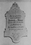 Käärkambris mälestustahvel  Fr von Ditmanile 1894.a., marmor. Autor: R. Sillasoo. Aasta: 1981. #5417