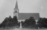 Kullamaa kiriku välisvaade. . Aasta: 1933. #F-28152