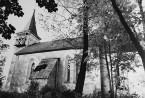Hanila kiriku välisvaade. Autor: Viivi Ahonen. Aasta: 1995