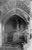 Vaade kloostri kiriku interjöörile pärast vaheseina osalist eemaldamist. Vaade läänest.. Autor: T. Böckler. Aasta: 1956