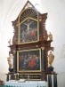 1693. aastast pärinev Christian Ackermanni poolt valmistatud altar. Foto: A.Jõgiste, 07/2011