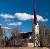 Vaade kirikule phjast.. Foto: M.Viljus, 04/2012