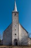 16. sajandi algul ehitati lääneseina vastu topeltsein, paksendatud müürile püstitati neljatahuline torn. Foto: Mart Viljus