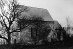 Kiriku vaade lõunast peale katuse restaureerimist 1958.a.. Foto: A.Uuetalu, 1957. Muinsuskaitseameti arhiiv, säilik  P-158
