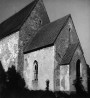 Üldvaade Muhu kiriku koorile edelast.. Autor: V.Raam. Aasta: 1976