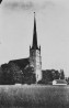 Türi kirik Järvamaal, vaade läänest.. Aasta: 20. saj algus. #5658/59