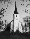 Kingissepa rajoon, Mustjala kirik. Autor: Roman Valdre. Aasta: 1972. #MK280