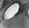 Pikihoone lääneseina maalingute sondaaž (roosakna ümber). . Foto: V.Raam, 1974.a.august. Muinsuskaitseameti vallasmälestiste osakonna arhiiv, toimik 4-5/16 I köide