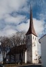 Vaade kirikule kirdest. Välisfassaadi ilmestavad 1852-1898.a. ümberehituse järgsed neogooti aknad ning telkkiiver.. Foto: M.Viljus, 04/2012