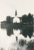 Kambja kirik ja järv. Foto: Ernst Wittoff