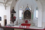 Vastseliina kiriku altar ja kantsel. Foto: K. Ambrozevits