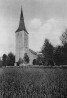 Vaade kirikule edelast. Autor: R. Guleke. Aasta: u. 1895