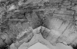 Akna A1 sillus. Fotol näha puhas, töödeldud kivi. N-1685/2. Autor: T. Böckler. Aasta: 1957