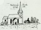 Sulejoonis Pilistvere kirikust.. Autor: E.P. Körber. Aasta: 1842