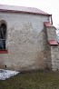 Tsementkrohvist eemaldatud kiriku fassaad. Foto: M.Sooaru, aprill 2010