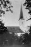 Jõhvi kirik põhjast. Repro postkaardist. Autor: R. Valdre. #1627a