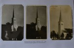 Vaade kiriku uuele tornile (arh. A. Matteus, 1937)