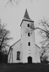 Võru mk. Rõuge kirik. Vaade kiriku fassaadile. Autor: M. Pakler. Aasta: 1986. #11918